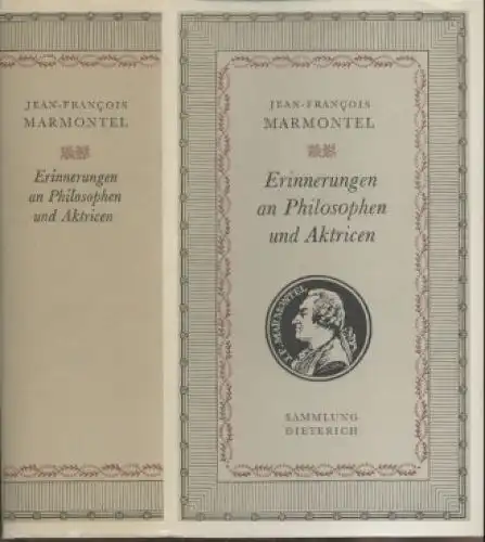 Sammlung Dieterich 366, Erinnerungen an Philosophen und Aktricen, Marmontel