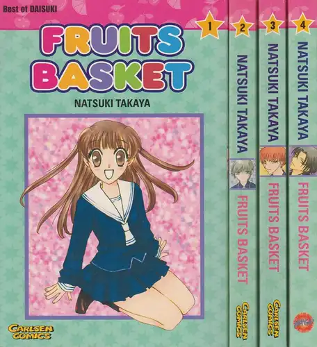 4 Mangas: Fruits Basket Nr. 1-4. Takaya, Natsuki, 2003 ff., Carlsen Comics