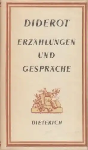 Sammlung Dieterich 138, Erzählungen und Gespräche, Diderot, Denis. 1964
