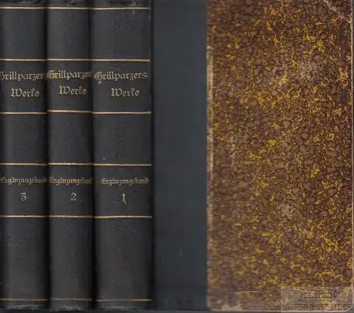 Buch: Sämmtliche Werke. Dritte Ausgabe, Grillparzer, Franz. 6 in 3 Bände, 1888