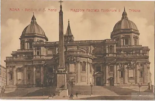 AK Roma. Basilica di S. Maria. Maggiore Facciata Posteriore o... Postkarte