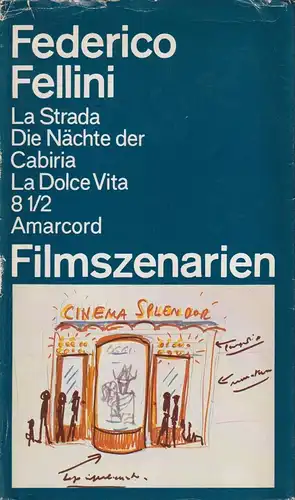 Buch: Filmszenarien. Fellini, Federico, 1983, Verlag Volk und Welt