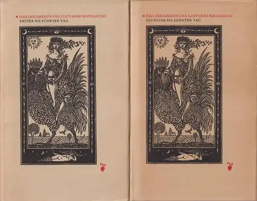 Buch: Das Dekameron, Boccaccio, Giovanni. 2 Bände, 1971, Aufbau-Verlag