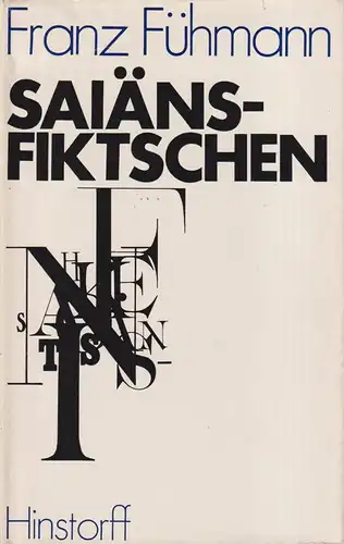 Buch: Saiäns-fiktschen, Erzählungen, Fühmann, Franz. 1983, Hinstorff Verlag