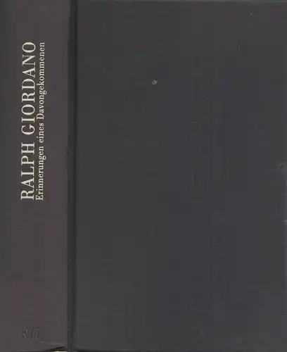 Buch: Erinnerungen eines Davongekommenen, Giordano, Ralph, 2007, KiWi, gebraucht