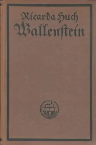 Buch: Wallenstein, Huch, Ricarda. Fischer Taschenbuch, 1920, Insel -Verlag