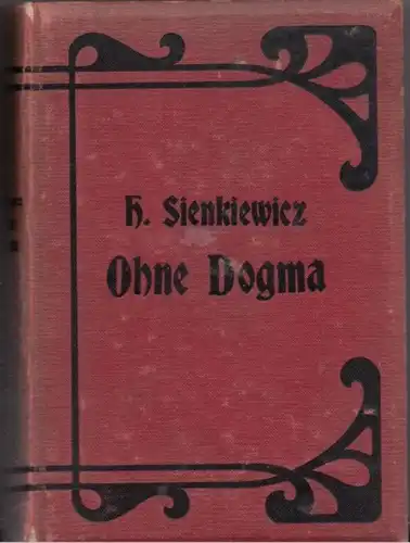 Buch: Ohne Dogma, Sienkiewicz, Henryk, Globus Verlag, Roman, gebraucht, gut
