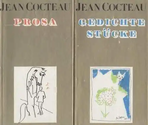 Buch: Prosa. Gedichte. Stücke, Cocteau, Jean. 2 Bände, 1971, gebraucht, gut