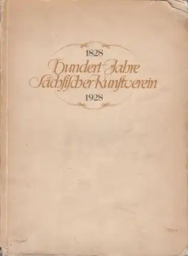 Buch: Hundert Jahre Sächsischer Kunstverein. Jubiläums- Festschrift, Haen 178190