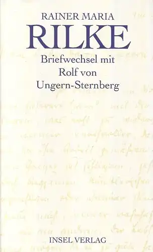 Buch: Briefwechsel, Rilke, Rainer Maria. 2002, Insel Verlag, gebraucht, gut