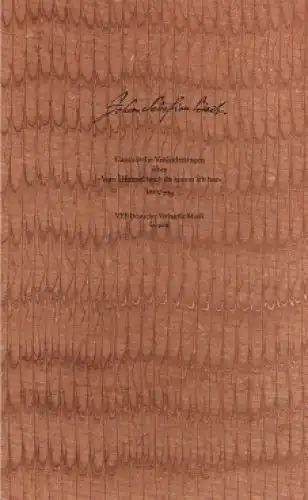 Buch: Canonische Veränderungen über Vom Himmel hoch da komm ich her. Bach, 1986