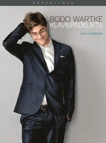 DVD: Bodo Wartke - Klaviersdelikte. 2013, Live in Bremen, 2 DVDs, wie neu