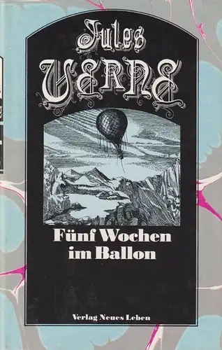 Buch: Fünf Wochen im Ballon, Verne, Jules, 1989, Verlag Neues Leben