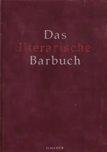 Buch: Das literarische Barbuch. Sammet, Gerald (Hg.), 1995, Georg Simader Verlag