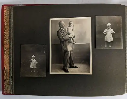 Fotoalbum: Einzigartiges Fotoalbum Familie Jähnert um 1925, Auto, Schuleintritt