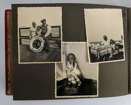 Fotoalbum: Einzigartiges Fotoalbum Familie Jähnert um 1925, Auto, Schuleintritt