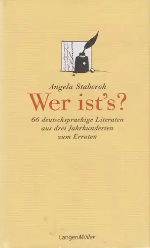 Buch: Wer ist's?, Staberoh, Angela, 2006, LangenMüller, gebraucht: sehr gut