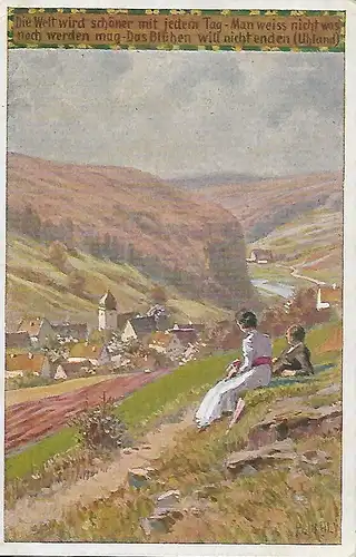 AK Paul Hey. Frühling, ca. 1918, gebraucht, gut