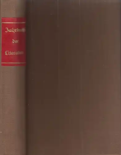 Buch: Jahrbuch der Literatur - Erster Jahrgang 1839, Hoffmann und Campe