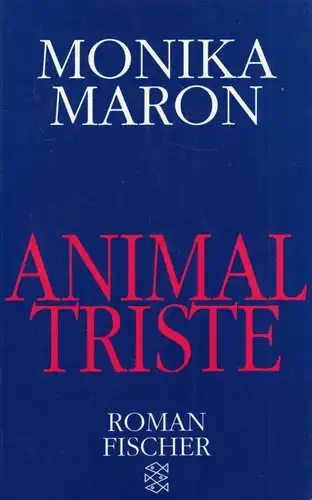 Buch: Animal triste, Maron, Monika. Fischer, 1998, Fischer Taschenbuch Verlag