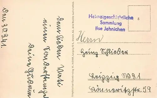 AK Reichsmessestadt Leipzig. Augustusplatz-Hochhaus und Neues... Postkarte