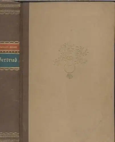 Buch: Gertrud, Hesse, Hermann. Ca. 1934, Deutsche Buch-Gemeinschaft, Roman