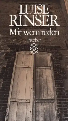 Buch: Mit wem reden, Rinser, Luise. Fischer, 1991, Fischer Taschenbuch Verlag
