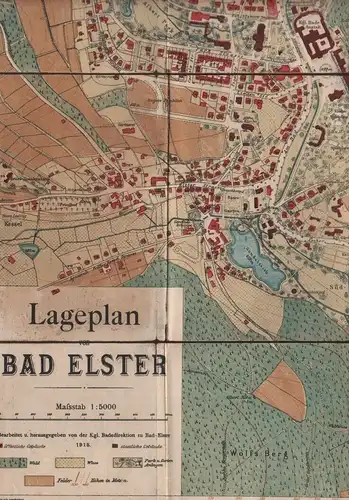 Buch: Zwei Karten in Leinenhülle: Bad Elster und Umgebung, Maßstab 1: 25000...