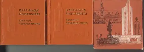 Buch: Karl-Marx-Universität, Keller, Dietmar u.a. 2 Bände, 1978, gebraucht, gut