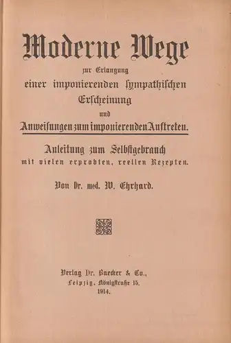 Buch: Die Quartex-Collektion II - Zielsicheres Auftreten, Erhard, W., 1914