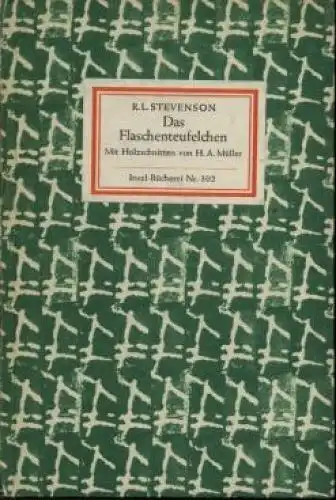 Insel-Bücherei 302, Das Flaschenteufelchen, Stevenson, Robert Louis. 1972