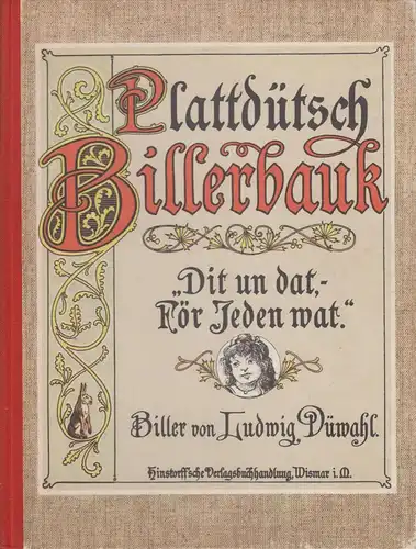 Buch: Plattdütsch Billerbauk, Düwahl, Ludwig. 1981, Hinstorff Verlag
