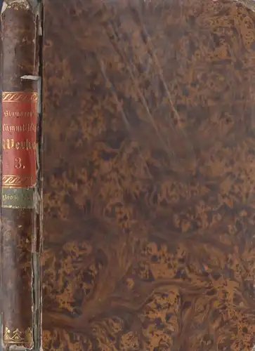 Buch: Prosaische Schriften Band 1+2. Blumauer, A., 1827, Fleischmann, 2 in 1 Bde