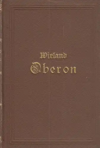 Buch: Oberon, Ein Gedicht. Wieland, C. M., Reclam Verlag, Miniaturausgabe