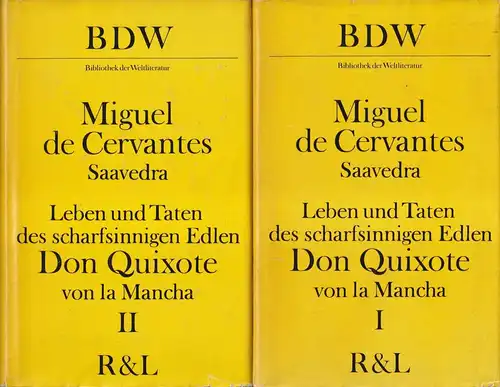 Buch: Don Quixote von La Mancha. Cervantes, 1972, Rütten & Loening