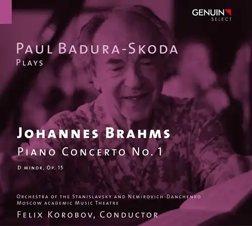 CD: Johannes Brahms, Piano Concerto No. 1. 2009, Paul Badura-Skoda