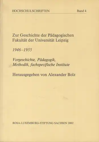 Buch: Geschichte der Pädagogischen Fakultät der Universität Leipzig, 2002, GNN