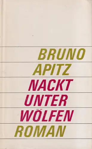 Buch: Nackt unter Wölfen, Roman. Apitz, Bruno, 1975, Mitteldeutscher Verlag