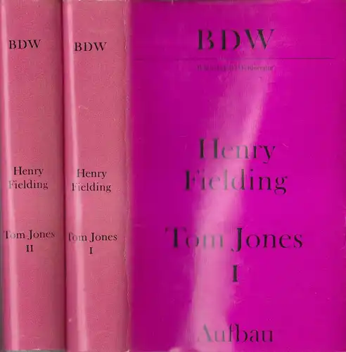 Buch: Tom Jones, Fielding, Henry. 2 Bände, Bibliothek der Weltliteratur, 1973