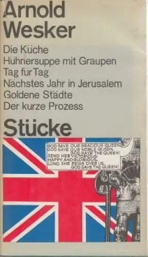 Buch: Stücke, Wesker, Arnold. 1970, Verlag Volk und Welt, gebraucht, gut