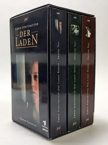 Buch: Der Laden. Romantrilogie, Strittmatter, Erwin. 3 Bände, 1998, Aufbau