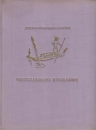 Buch: Epigramme. Goethe, Johann Wolfgang von. 1963, Verlag der Nation