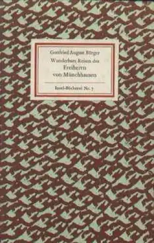 Insel-Bücherei 7, Wunderbare Reisen des Freiherrn von Münchhausen, Bürger. 1968