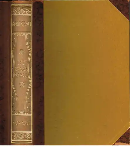 Buch: Die Renaissance, Gobineau, Arthur, 1926, Insel Verlag, Leipzig, gebraucht