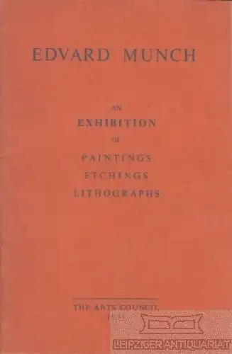 Buch: Edvard Munch. 1951, The Arts Council, gebraucht, gut