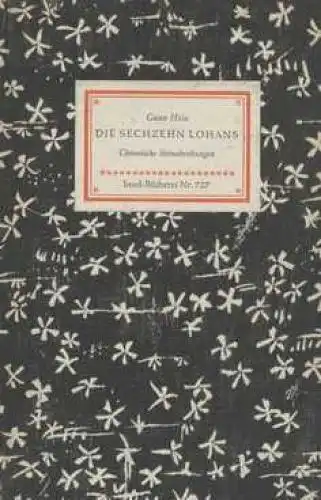 Insel-Bücherei 727, Die sechzehn Lohans, Guan Hsiu. 1961, Insel-Verlag