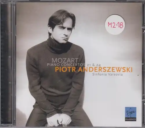 CD: Piotr Anderszewski, Mozart. 2002, Piano Concertos 21 and 24, gebraucht, gut