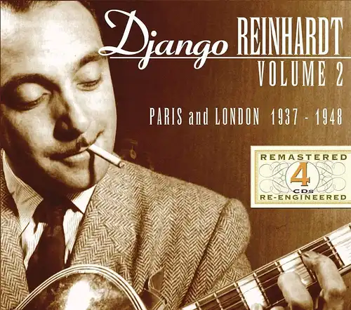 CD-Box: Django Reinhardt, Volume 2. Paris and London 1937-1938. 4 CDs