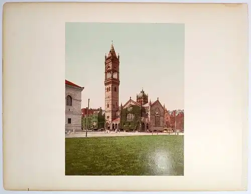 Foto: Boston - King's Chapel; New Old South Church. Detroit Photograph Co., 1900