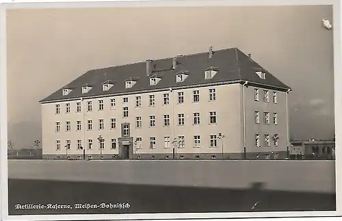 AK Artillerie-Kaserne. meißen-Bohnitzsch ca. 1933, gebraucht, gut